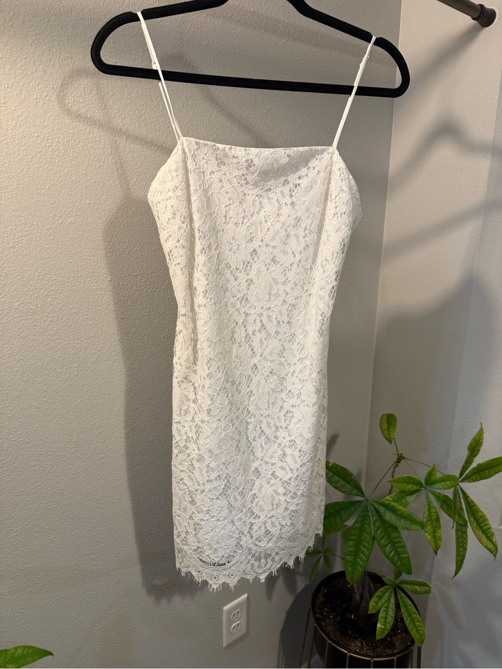 TRIXXI White Lace Mini Dress